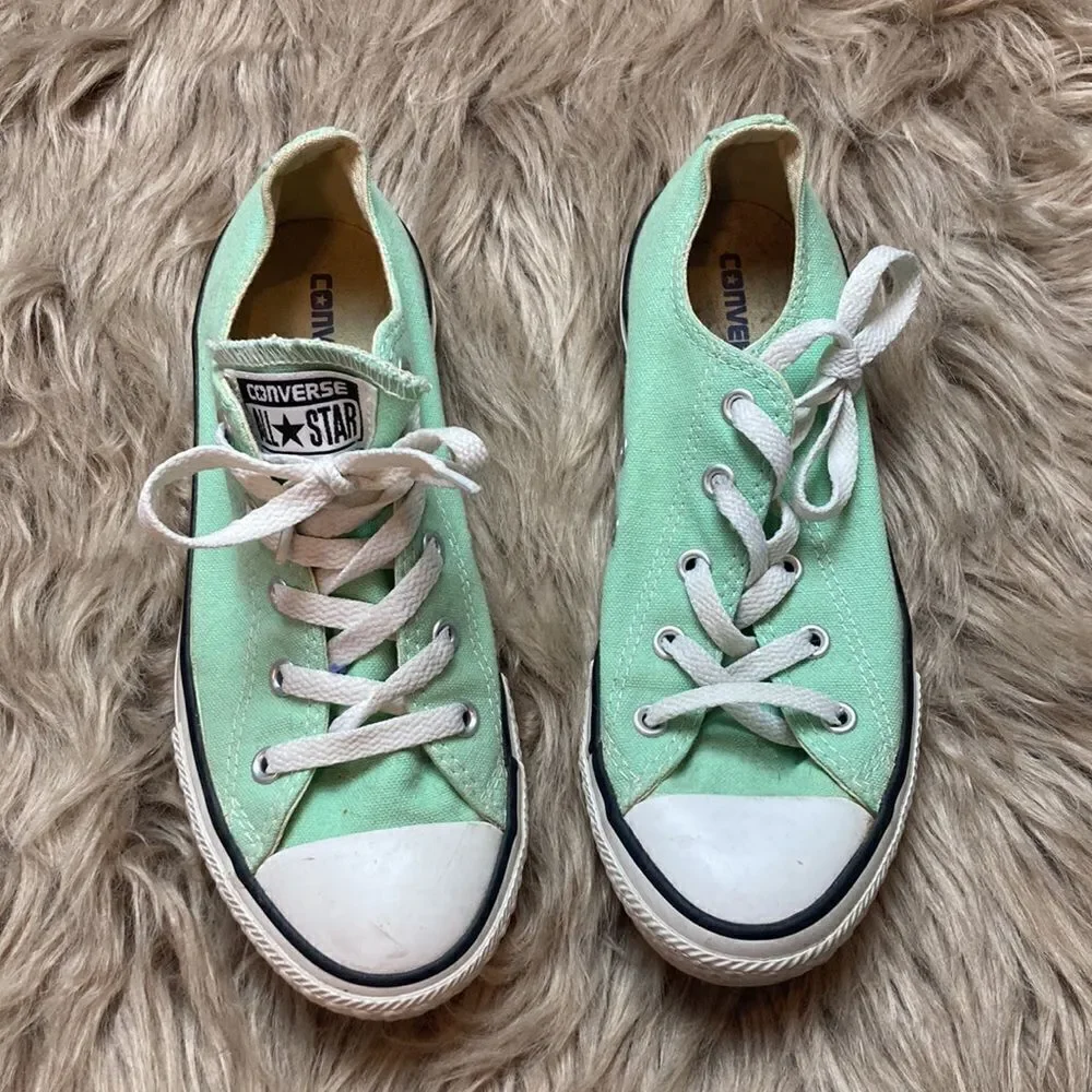 Converse All Star Kids Unisex Light Green Sneakers